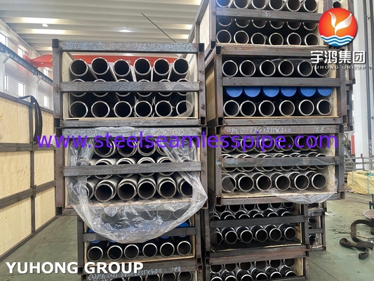 合金鋼 ASME SA335 P91 熱器用シームレス高周波溶接フィンチューブ