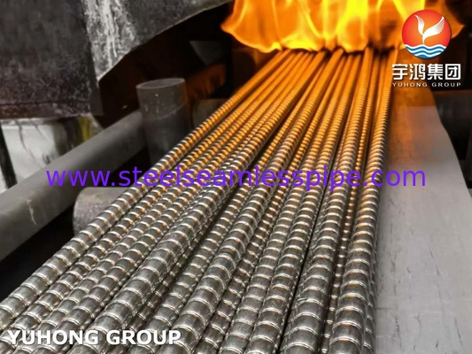 ASME SA312 / ASTM A312 TP310S 熱交換器用波紋型フィンチューブ