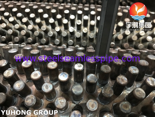合金鋼 ASME SA335 P9 熱器用シームレスストッダドフィンチューブ