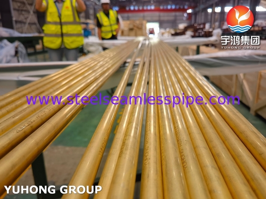 ​​ASME SB111 C68700 O61 高温海水コンデンサー用シームレスチューブ​