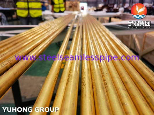 ASME SB111 C68700 熱交換器用のシームレスブラスチューブO61