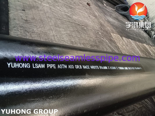 ASTM A53 / ASME SA53 グレード B LSAW 工業パイプラインのためのNACE