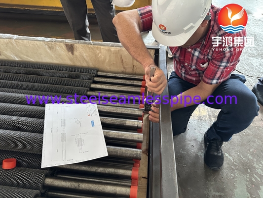 ASME SA213 T22 合金鋼HFW製 精製施設用 尖毛状のチューブ