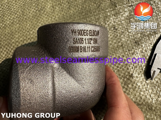 ASME SA105 鍛鋼炭素鋼継手 ソケット溶接 B16.11