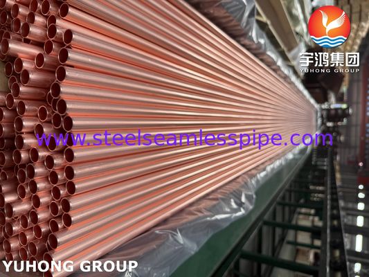 ASTM B111 UNS C12200 / CW024A シームレス銅管 DHP熱交換管