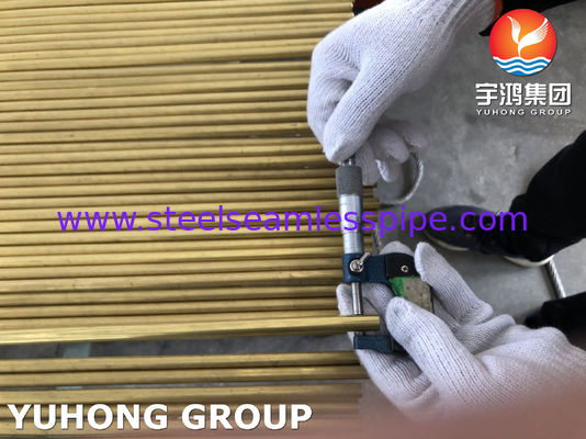 DIN17660/ DIN EN 12168 CuZn20Al2 F39/ CW509L 黄銅シームレス管