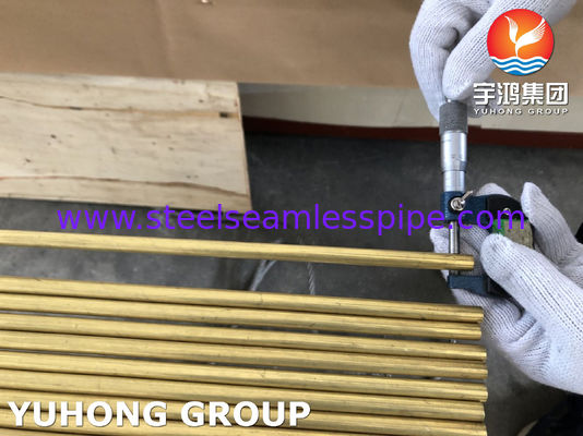 DIN17660/ DIN EN 12168 CuZn20Al2 F39/ CW509L 黄銅シームレス管