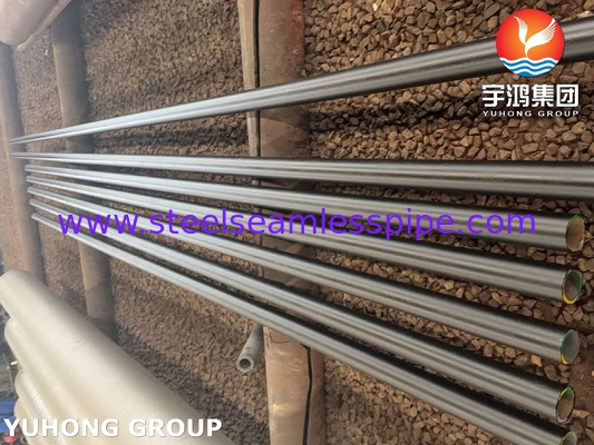 ASTM A335 / ASME SA335 P9合金鋼シームレスパイプ 黒色塗装 ベーベル端