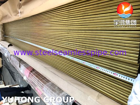 クーパー合金チューブB111 C68700 O61 熱交換器用海水用アルミ銅のシームレスチューブ