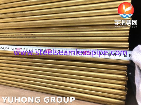 クーパー合金チューブB111 C68700 O61 熱交換器用海水用アルミ銅のシームレスチューブ