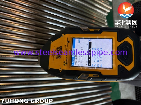 ASTM A249 TP316L 熱交換器とボイラー管の溶接管表10S