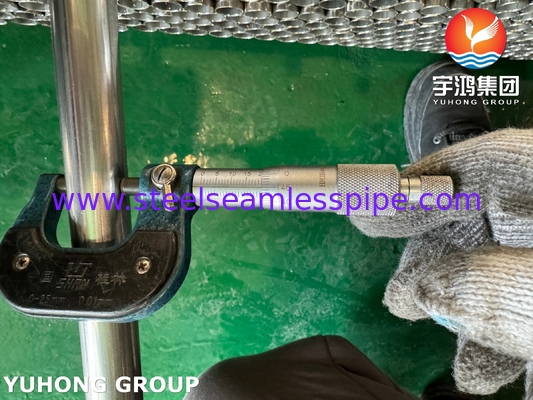 ASTM A249 TP316L 熱交換器とボイラー管の溶接管表10S
