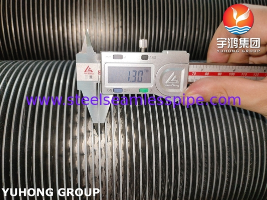 ASTM A376 TP347H ソリッド スパイラル高周波溶接 HFW フィンチューブ (11Cr)