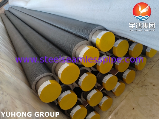 ASTM A376 TP347H ソリッド スパイラル高周波溶接 HFW フィンチューブ (11Cr)