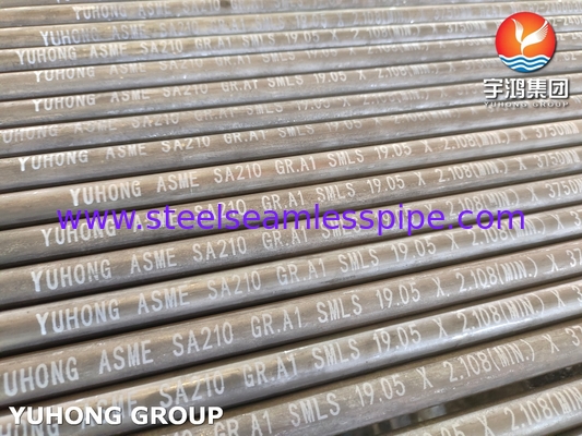 ASTM A210 / ASME SA210 Gr A1 ボイラーの最小壁のためのシームレス中型炭素鋼管