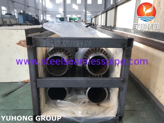 ASTM A213 T9 合金鋼スタッド付きフィンチューブ（ボイラーまたはヒーター用、合金/ステンレス鋼スタッド付き）