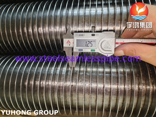 ASTM A335 P22 HFW 熱交換器用 螺紋状のフィンチューブ 11-13Cr