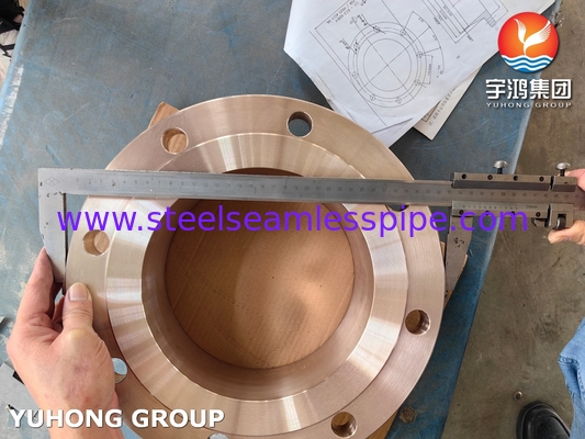 ASTM B283 C70620 銅ニッケル合金フランジ（海洋用途向け）
