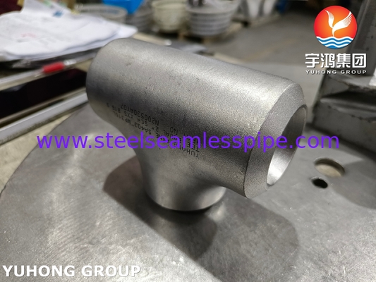 High-Pressure WP316L Stainless Steel Equal Tee ASTM A403 Compliant Buttweld Fittings