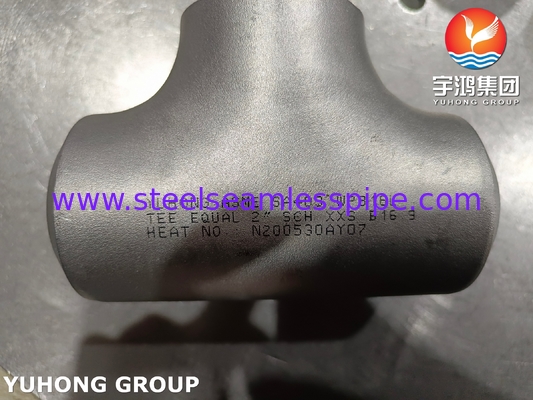 High-Pressure WP316L Stainless Steel Equal Tee ASTM A403 Compliant Buttweld Fittings