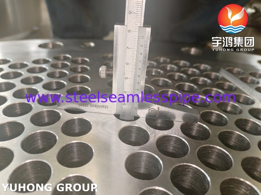 ASTM A182 F316L ステンレス鋼熱交換器チューブシート