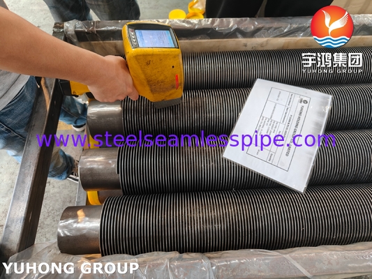 ASME SA335 P22 Alloy Steel Seamless Pipe HFW Solid Fin Tube For HRSG System