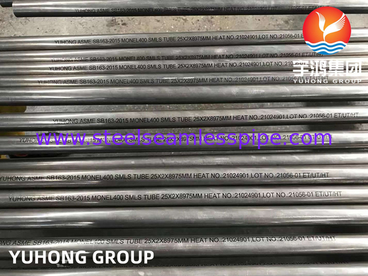 ASME SB163 UNS N04400 / Monel 400 ニッケル合金シームレス熱交換管