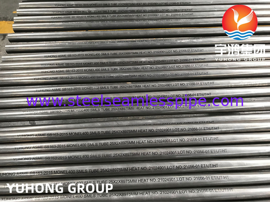 ASME SB163 UNS N04400 / Monel 400 ニッケル合金シームレス熱交換管