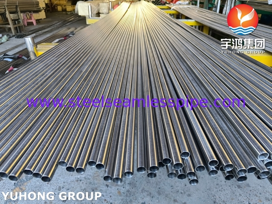 ASTM A213 TP321H S32109 ステンレス鋼熱交換器チューブ 光輝焼鈍