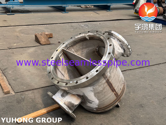 ASME VIII-1 U字管熱交換器 クラッド UNS N06600 (クロルアルカリプロセス用) NACE MR0175​