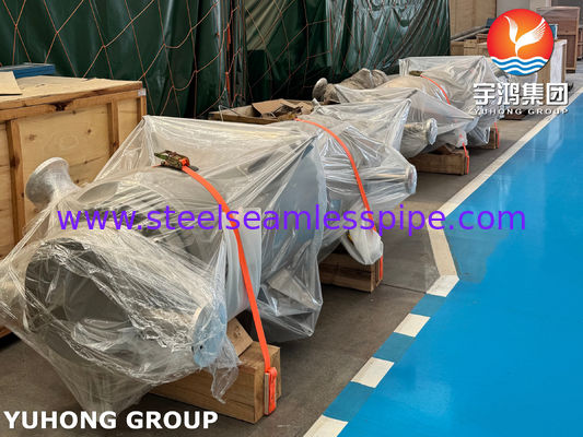 ASME VIII-1 U字管熱交換器 クラッド UNS N06600 (クロルアルカリプロセス用) NACE MR0175​