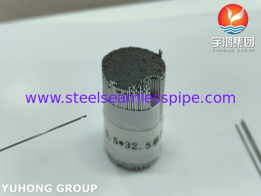 SUS304 25G 歯科用根管洗浄ニードルチューブ、片側孔、開放端