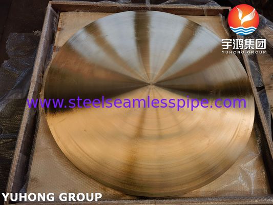 ASME SB171 C61400 Copper Forged Disc For Heat Exchanger