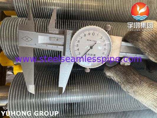 エクストリュードフィンチューブステンレス鋼 ASTM A213 TP304 空気冷却熱交換器用