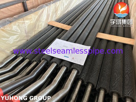 ASTM A213 T22 (K21590) 熱交換器用HFWシロ状フィンチューブ