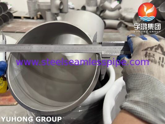 ASTM B366 WPHC276 90度肘ハステロイ C276 UNS N10276 パイプフィッティング