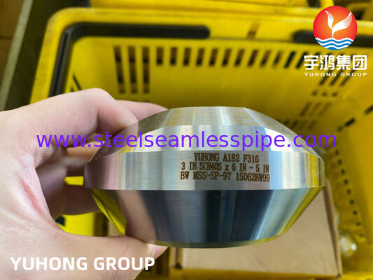 ASTM A182 F316/F316L ステンレス・スチール・フィッティング ウェルドレット BW MSS-SP-97