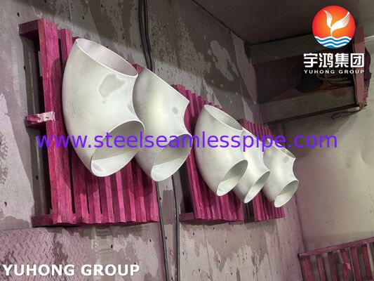 ASTM A403 WP316L ステンレス鋼継手 90度エルボ突合せ溶接