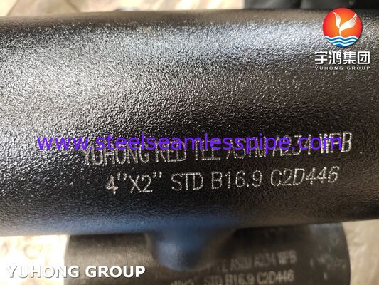 ASTM A234 WPB 炭素鋼継手 異径チーズ突合せ溶接