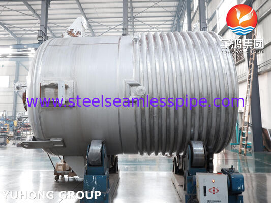 ASME Uスタンプ認証されたSA516 Gr.70炭素鋼のジャケット式原子炉容器