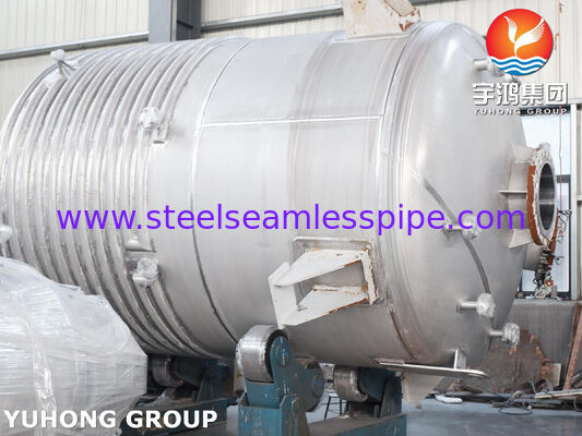 ASME Uスタンプ認証されたSA516 Gr.70炭素鋼のジャケット式原子炉容器