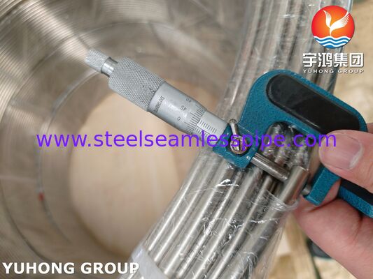 ステンレス鋼 鮮やかなアニールコイルチューブ ASTM A269 TP316 / TP316L 潜在的に腐食性のある環境のために