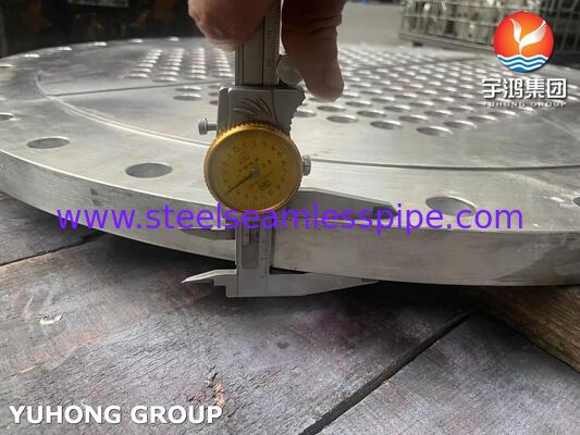 一般的な熱交換器 サービスチューブシート ASME SA240 SS304 100% UT