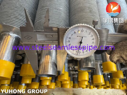 EN 10217-7 1.4301 ボイラーとエアクーラー用 押し出されたフィニングチューブ