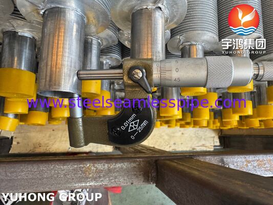 EN 10217-7 1.4301 ボイラーとエアクーラー用 押し出されたフィニングチューブ