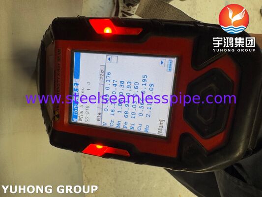 ASTM A312 TP316L ステンレス鋼のシームレスパイプ 石油ガス石油化学精製所