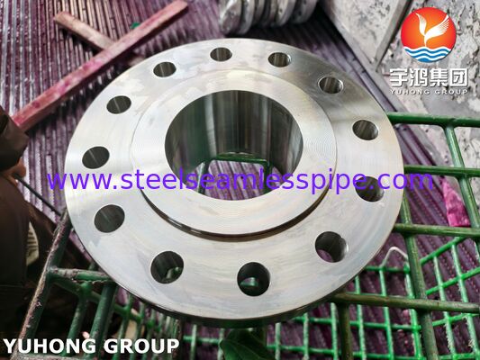 ASTM A182 F51 S31803 二相ステンレス鋼 鍛造溶接ネックフランジ 150#-2500# B16.5