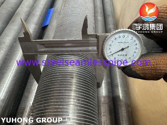 熱交換器用 排出式フィニングチューブ - ASTM A179 炭素鋼ベース/アルミ 1060 フィニング