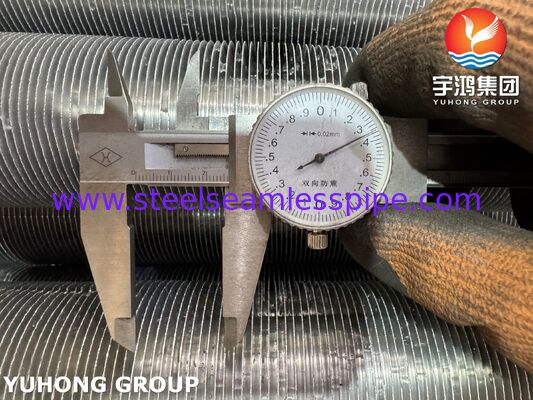 熱交換器用 排出式フィニングチューブ - ASTM A179 炭素鋼ベース/アルミ 1060 フィニング