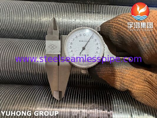 熱交換器用 排出式フィニングチューブ - ASTM A179 炭素鋼ベース/アルミ 1060 フィニング